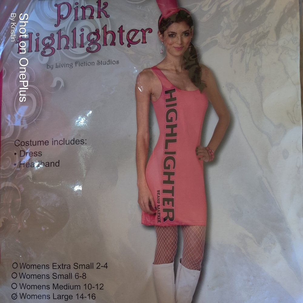NWT HIGHLIGHTER COSTUME